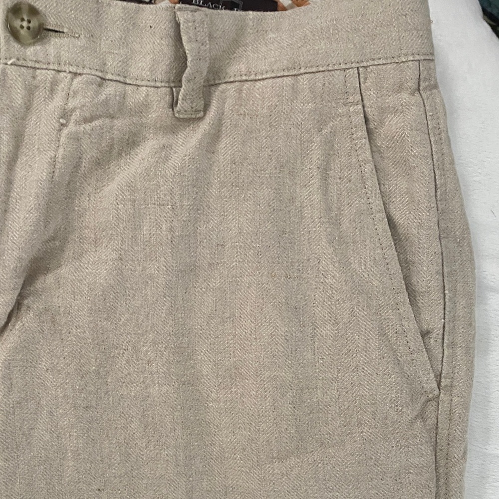 Black Brown 1826 Men's Beige Chinos - Picture 7 of 9